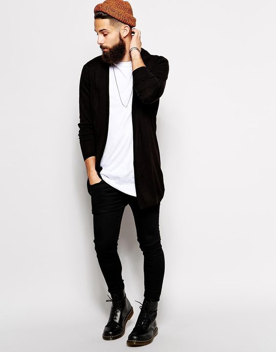 Camisa cardigan deals masculina